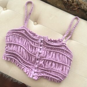 Urban Outfitters halter ruffle top